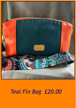Teal Fin Bag  £20.00