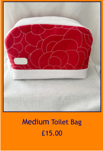 Medium Toilet Bag  £15.00